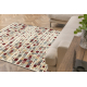 Tapis en laine KILIM 7950/52933 Géométrique beige / gris / bordeaux