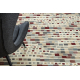 Tapis en laine KILIM 7950/52933 Géométrique beige / gris / bordeaux