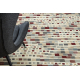 Vlněný koberec KILIM 7950/52933 Geometrický béžový / šedá / bordó
