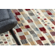 Tapis en laine KILIM 7950/52933 Géométrique beige / gris / bordeaux