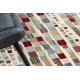 Wollen tapijt KILIM 7950/52933 Geometrisch beige / grijs / bordeauxrood