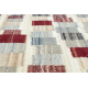 Tapis en laine KILIM 7950/52933 Géométrique beige / gris / bordeaux