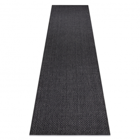 Carpet, runner TIMO 6272 SISAL outdoor black