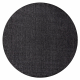 Alfombra MIMO 6272 circulo sisal exterior color negro