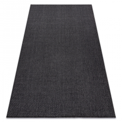 Sisal tapijt TIMO 6272 buitenshuis zwart