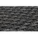 Fonott TIMO 6272 sizal szőnyeg szabadtéri fekete