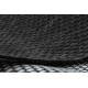 Fonott TIMO 6272 sizal szőnyeg szabadtéri fekete
