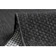 Vloerbekleding SISAL TIMO patroon 6272 zwart EFFEN