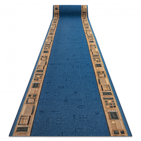 Läufer Antirutsch JENA blau 67cm