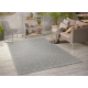 Carpet ORIGI 3667 grey - flat-woven SISAL string