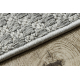 Teppich ORIGI 3661 grau - flachgewebte SISAL schnur
