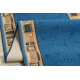 Runner anti-slip JENA blue 100cm