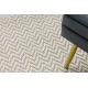 Teppich ORIGI 3726 creme - Zigzag flachgewebte SISAL schnur