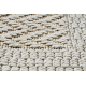 Carpet ORIGI 3726 cream - Zigzag flat-woven SISAL string