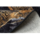 MIRO 51199.806 mycí kulatý kobereč Mramor, řecký protiskluz - černý / zlatý