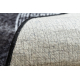MIRO 51199.807 mycí kulatý kobereč Mramor, řecký protiskluz - černý / bílá