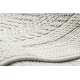 Килим ORIGI 3739 сметана - Рамка, рибена кост плоскотъкан шнур от СИЗАЛ