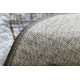 MIRO 51199.805 cirkel tapijt wasbaar marmer, grieks antislip - grijs / goud