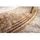MIRO 51236.807 κύκλος πλύσιμο χαλί Μάρμαρο, ελληνικά αντιολισθητικό - μπεζ / χρυσό