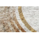 MIRO 51236.807 kör mosható szőnyeg Márvány, görög csúszásgátló - bézs / arany