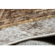 MIRO 51236.807 kör mosható szőnyeg Márvány, görög csúszásgátló - bézs / arany
