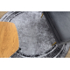 MIRO 51254.802 sirkel vaske Teppe Marmor, gresk antiskli - grå / svart