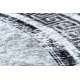 MIRO 51254.802 krug pranje tepiha Mramor, grčki protuklizna - siva / črna