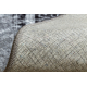MIRO 51254.802 pyöreä matto Marmori, kreikkalainen liukumaton - harmaa / musta