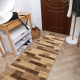 Läufer KARMEL Deski Bretter Nuss 120cm