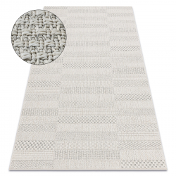 Teppe ORIGI 3736 krem - Brett flatvevd SISAL - snor