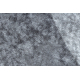 MIRO 51648.802 cirkel tapijt wasbaar marmer antislip - lichtgrijs 