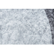 MIRO 51648.803 kör mosható szőnyeg Márvány csúszásgátló - sötétszürke