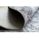 MIRO 51648.803 cirkel tapijt wasbaar marmer antislip - grijskleuring