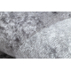 MIRO 51648.803 umývací okrúhly koberec Mramor protišmykový - tmavosivá