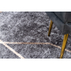 MIRO 51233.809 mosható szőnyeg Geometrikus csúszásgátló - szürke