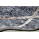 MIRO 51233.809 mosható szőnyeg Geometrikus csúszásgátló - szürke