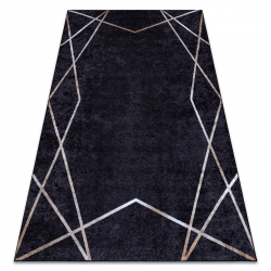 MIRO 51233.811 plovimo kilimas geometrinis - juoda