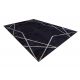MIRO 51233.811 mosható szőnyeg Geometrikus csúszásgátló - fekete