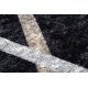 MIRO 51233.811 tæppe skal vaskes geometrisk skridsikker - sort