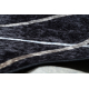 MIRO 51233.811 umývací koberec Geometrická protišmykový - čierna