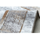 MIRO 51278.812 pranje tepiha Mramor, grčki protuklizna - siva / zlato