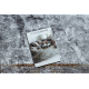 MIRO 51278.812 vaske Teppe Marmor, gresk antiskli - grå / gull