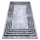 MIRO 51325.805 tapijt wasbaar geometrisch, kleur antislip - grijs