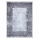 MIRO 51325.805 πλύσιμο χαλί γεωμετρικός, γραμμές αντιολισθητικό - γκρι