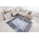 MIRO 51325.805 washing carpet Geometric, lines anti-slip - grey