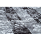 Килим, що миється MIRO 51325.805 геометричний, Вінтажні нековзкий - сірий
