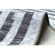 MIRO 51325.805 mosható szőnyeg Geometrikus, vonalak csúszásgátló - szürke