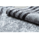 Tapis lavable MIRO 51325.805 Géométrique, lignes antidérapant - gris