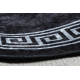 MIRO 52071.804 pranje tepiha Okvir, grčki protuklizna - crno / bijelim