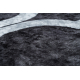 MIRO 51639.806 mosható szőnyeg Trellis lugas csúszásgátló - fekete